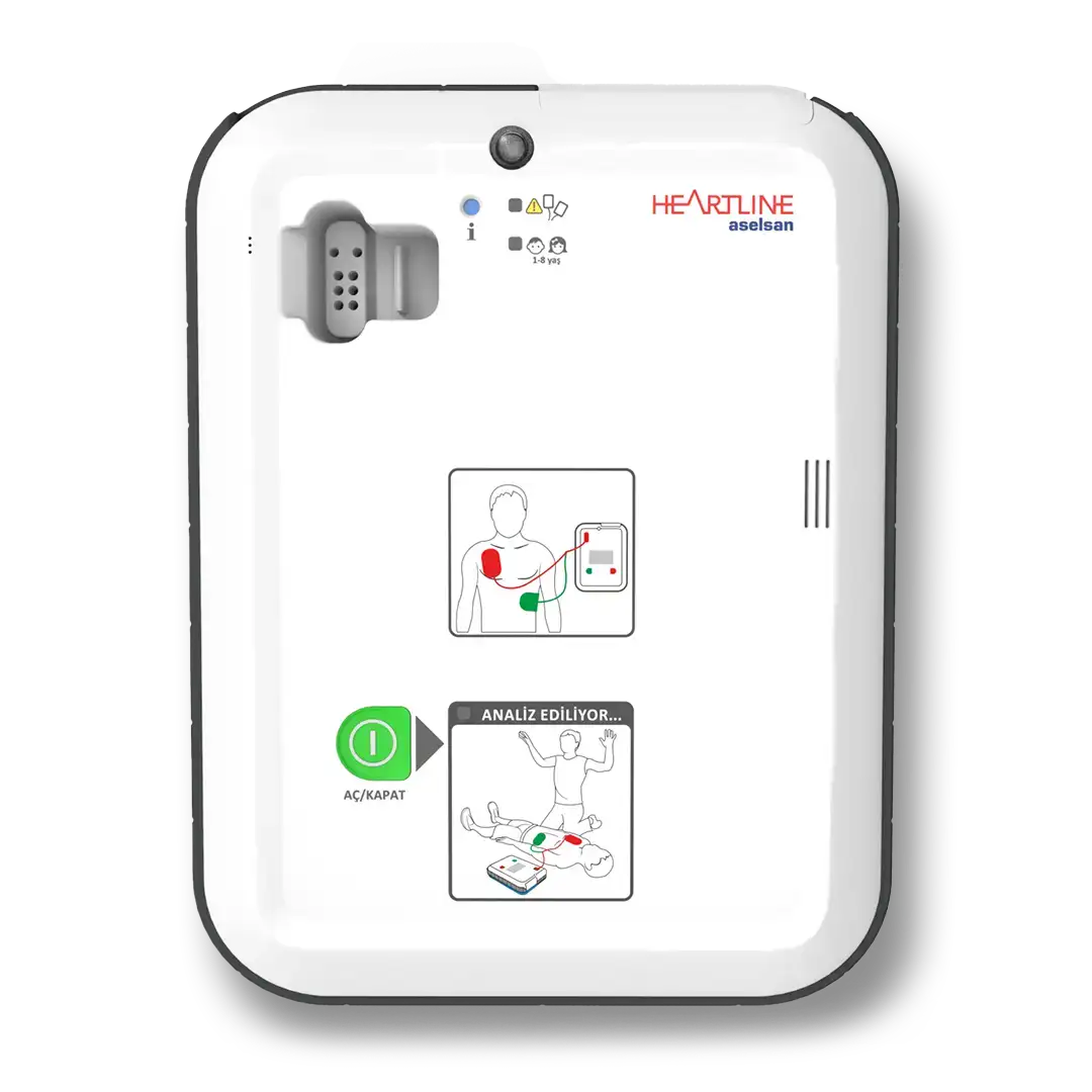 Aselsan Heartline Ekransız Defibrilatör OED Cihazı