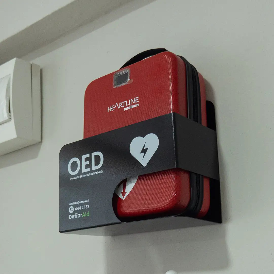 Defibrilatör Duvara Monte Taşıma Braketi