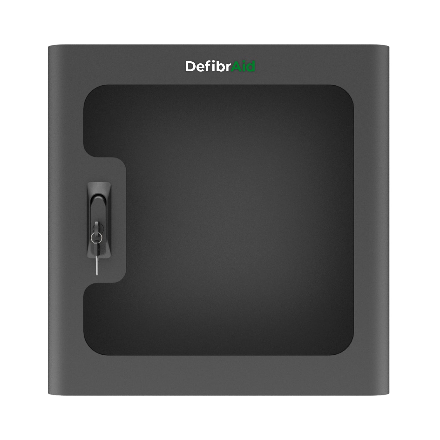 duvara monte defibrilatör kabini antrasit