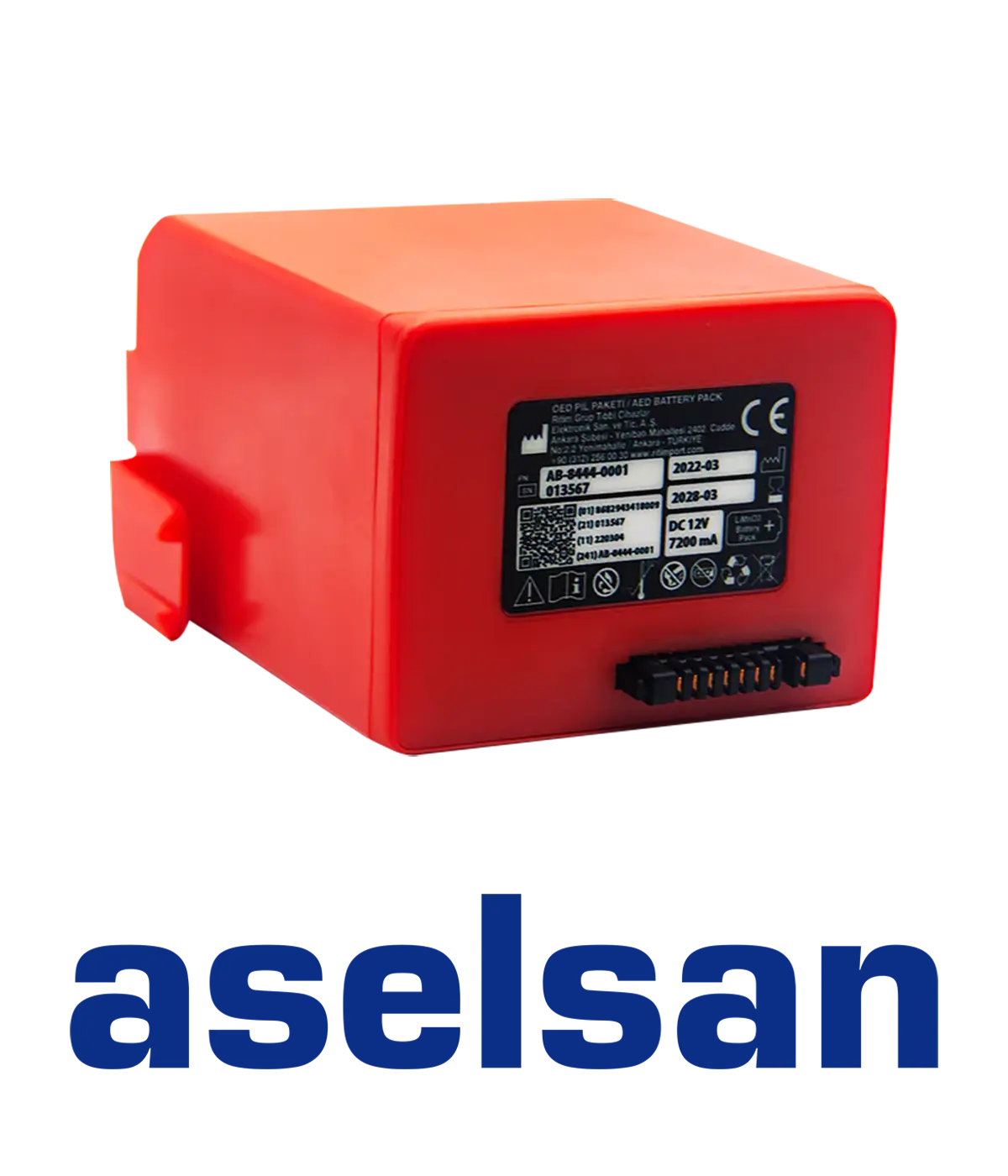 aselsan defibrilatör bataryası
