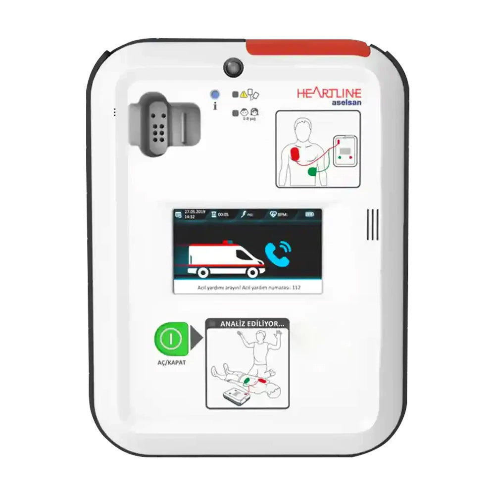 Aselsan Heartline Ekranlı Defibrilatör OED Cihazı