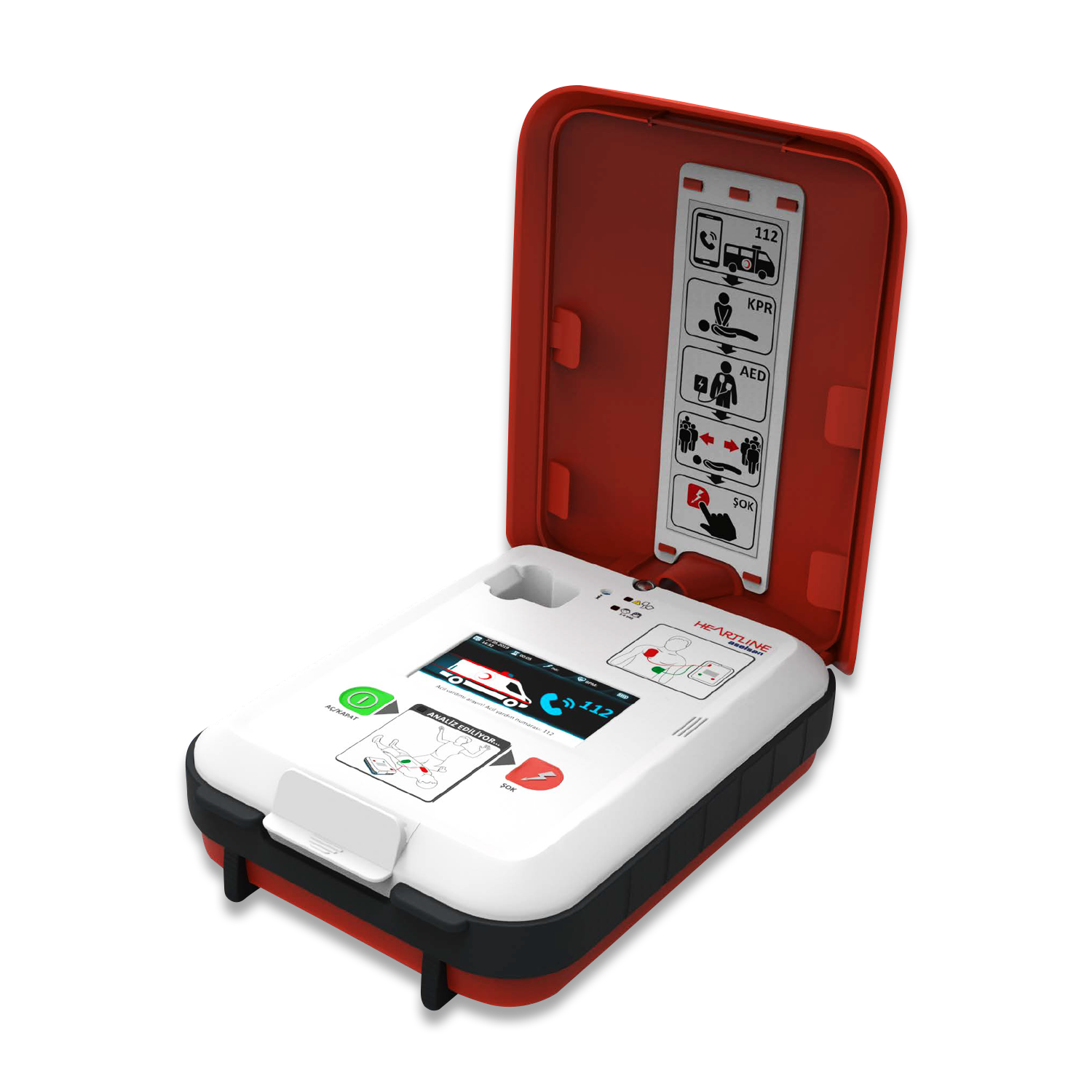 aselsan heartline otomatik eksternal defibrilatör oed cihazı