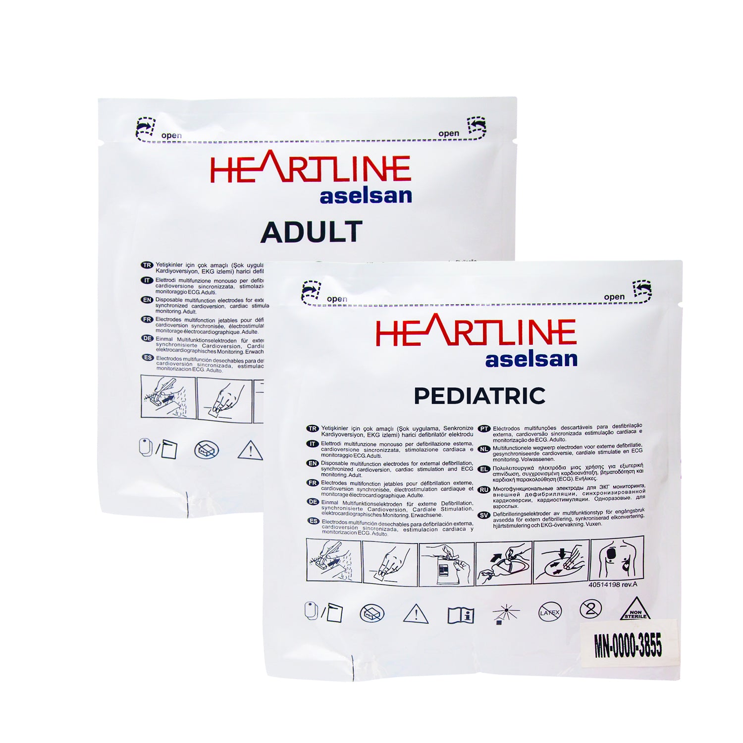 aselsan heartline otomatik eksternal defibrilatör oed cihazı defibrilatör pedi