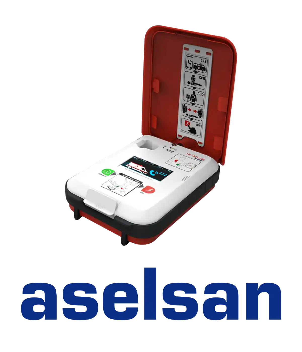 aselsan heartline otomatik eksternal defibrilatör cihazı