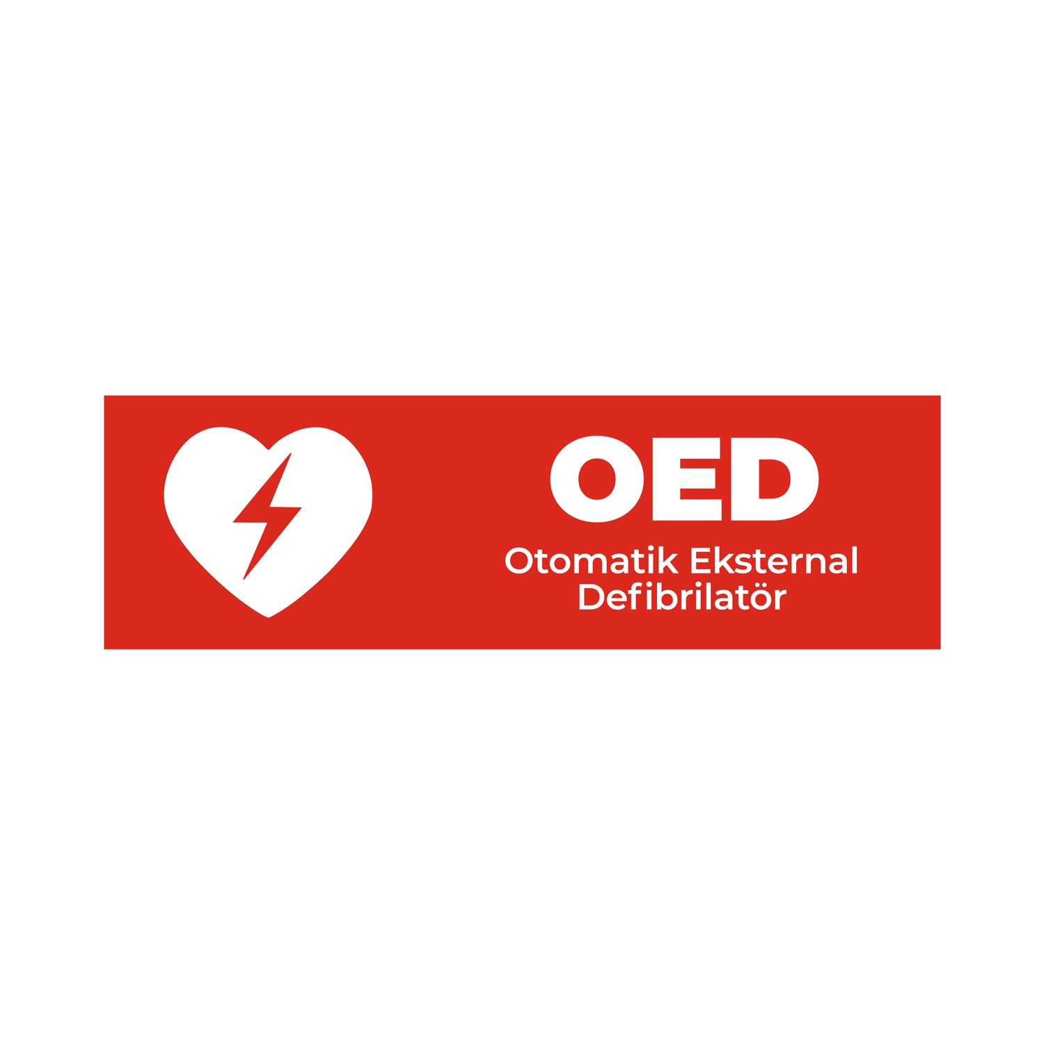 oed güvenlik levhası kırmızı